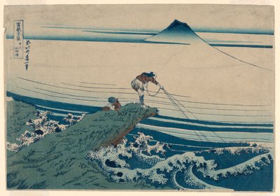 Kajikazawa dans la province de Kei (Koshu Kajikazawa) de la série, Trente-six vues du mont Fuji - Katsushika Hokusai