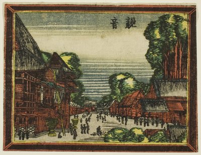 Temple Kannon (Kannon), de la série Images de Style Hollandais: Huit Vues d