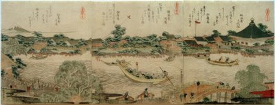 Salle de culte du temple Komagata - Katsushika Hokusai