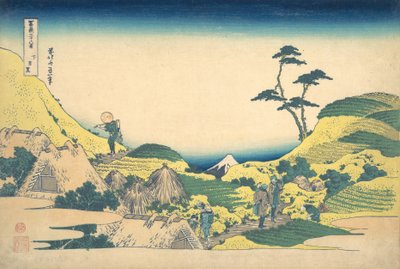 Shimo Meguro, de la série Trente-six vues du mont Fuji, ca. 1830-32 - Katsushika Hokusai