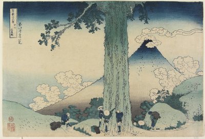 Col de Mishima dans la province de Kai, 1831-34 - Katsushika Hokusai