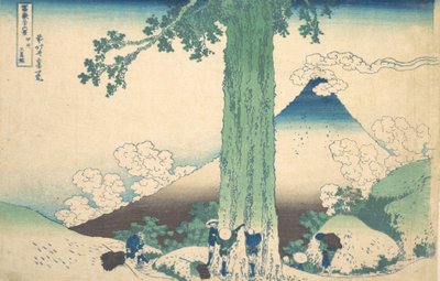 Col de Mishima dans la province de Kai, de la série Trente-six vues - Katsushika Hokusai