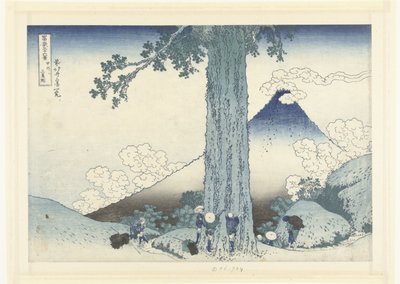 Col de Mishima dans la province de Kai - Katsushika Hokusai