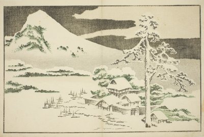 Mont Fuji en hiver, du Livre d