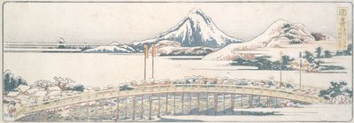 Okazaki, tiré de la série « Les cinquante-trois stations des plaisirs du printemps » - Katsushika Hokusai