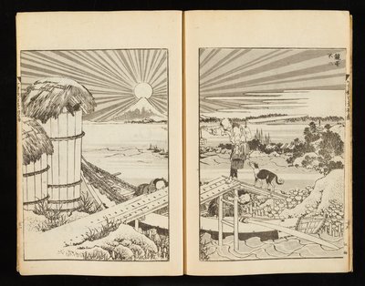 Cent vues du mont Fuji, tome 1 - Katsushika Hokusai