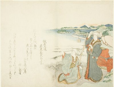 Pèlerinage à Enoshima - Katsushika Hokusai