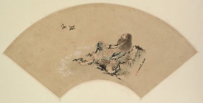 Risshi au Bord de la Mer Observant les Oiseaux - Katsushika Hokusai