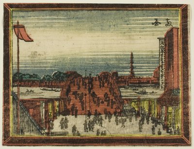 Pont de Ryogoku, de la série Peintures de style hollandais : Huit vues d