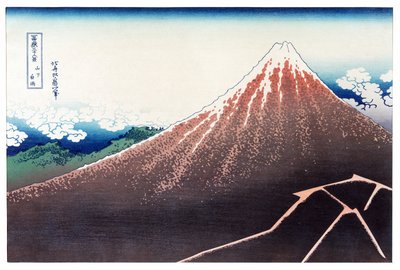Sanka Haku des 36 vues du mont Fuji - Katsushika Hokusai