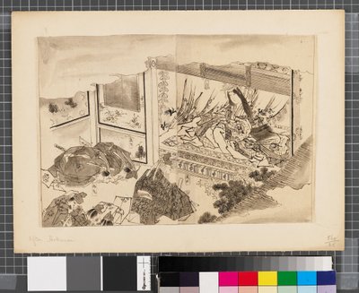 Scènes de la guerre entre le Japon et la Corée, fin du XVIIIe-début du XIXe siècle - Katsushika Hokusai