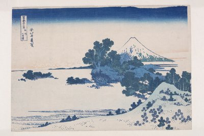 Plage de Seven-Mile dans la province de Sagami (Soshu Shichiri-ga-hama) - Katsushika Hokusai