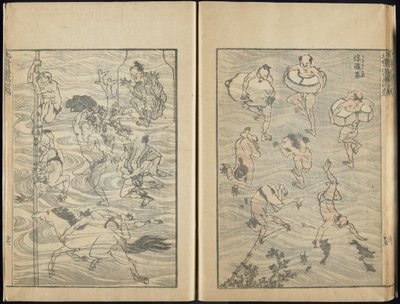 Carnet de croquis, 1816 - Katsushika Hokusai