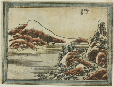 Neige au crépuscule à Hira (Hira no bosetsu), de la série Huit vues d