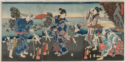 Lever de soleil à la baie de Futami - Katsushika Hokusai