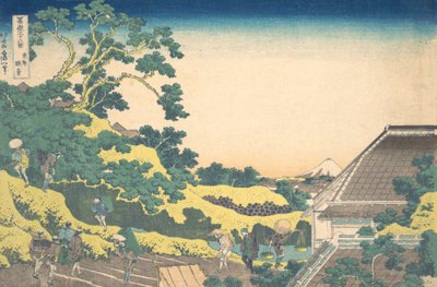 Surugadai à Edo Toto Sundai, de la série Trente-six vues du mont Fuji, vers 1830-32 - Katsushika Hokusai