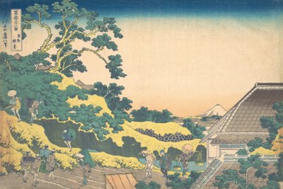 Surugadai à Edo, de la série Trente-six vues du mont Fuji - Katsushika Hokusai