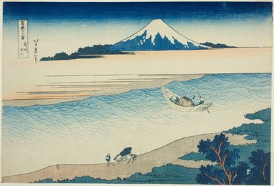 La rivière Tama dans la province de Musashi, de la série "Trente-six vues du mont Fuji" - Katsushika Hokusai