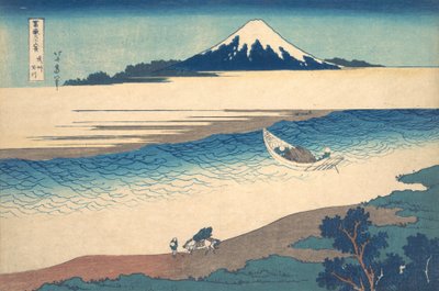 Rivière Tama dans la province de Musashi, de la série Trente-six vues de..., vers 1830-32 - Katsushika Hokusai