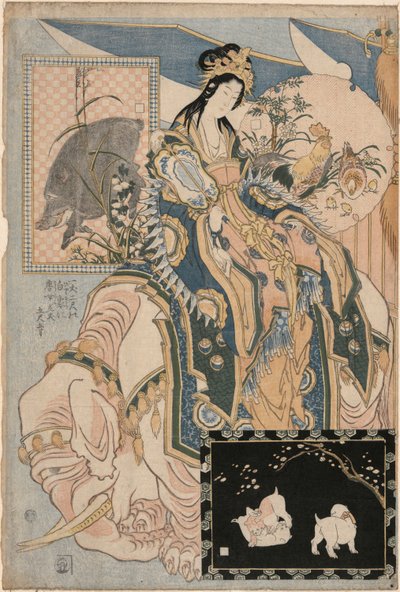 Dame Tang sur un Éléphant Blanc, d