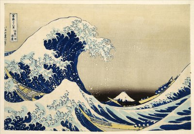 La Grande Vague de Kanagawa de la série 36 vues du mont Fuji; 1831 - Katsushika Hokusai