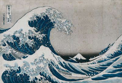 La Grande Vague de Kanagawa, de la série "36 vues du mont Fuji" - Katsushika Hokusai