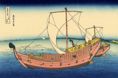 La Route Maritime de Kazusa, c.1830 - Katsushika Hokusai