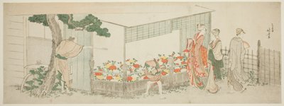 Le Spectacle de la Pivoine - Katsushika Hokusai