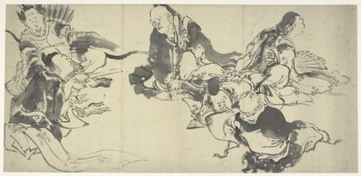 Les six maîtres poètes, période Edo - Katsushika Hokusai