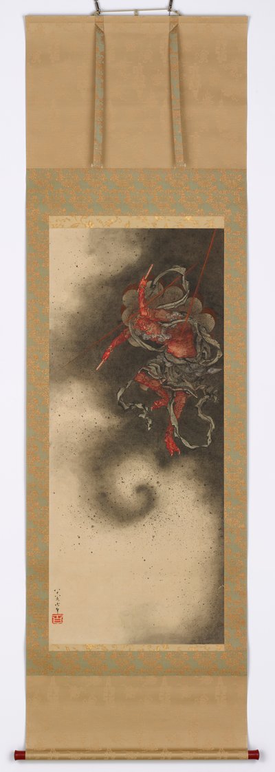 Dieu du tonnerre, 1847 - Katsushika Hokusai