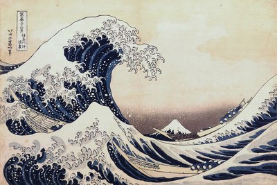 Sous la vague au large de Kanagawa - Katsushika Hokusai