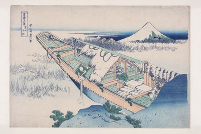 Ushibori dans la province de Hitachi - Katsushika Hokusai