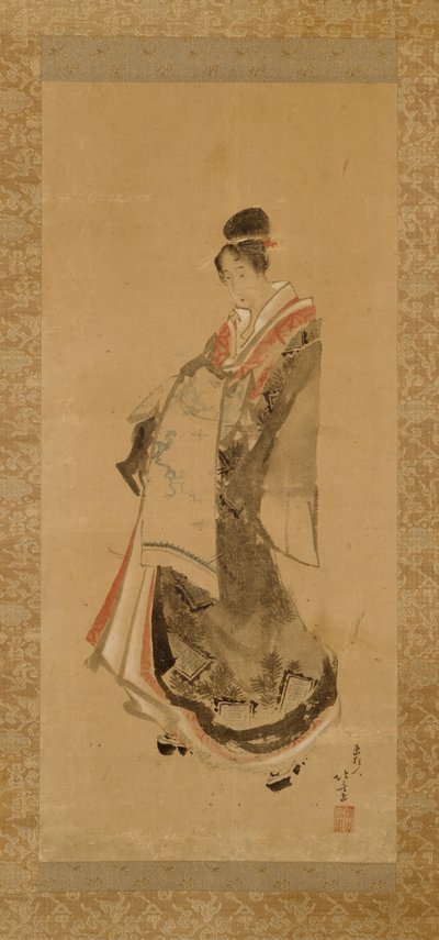 La courtisane ambulante - Katsushika Hokusai