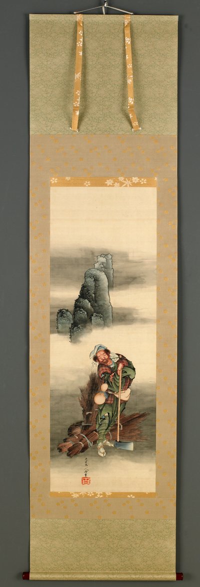 Bûcheron, période Edo, 1849 - Katsushika Hokusai