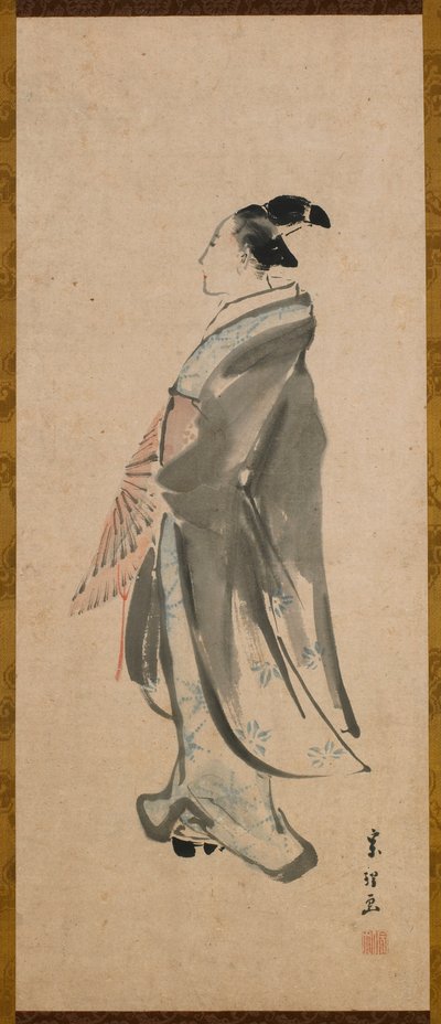Jeune homme, période Edo, vers 1795-1798 - Katsushika Hokusai