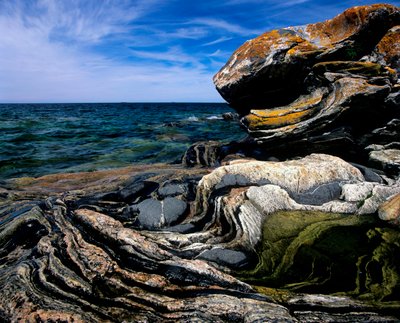 Canada, Ontario, Georgian Bay, formations rocheuses côtières - Alec Hunter