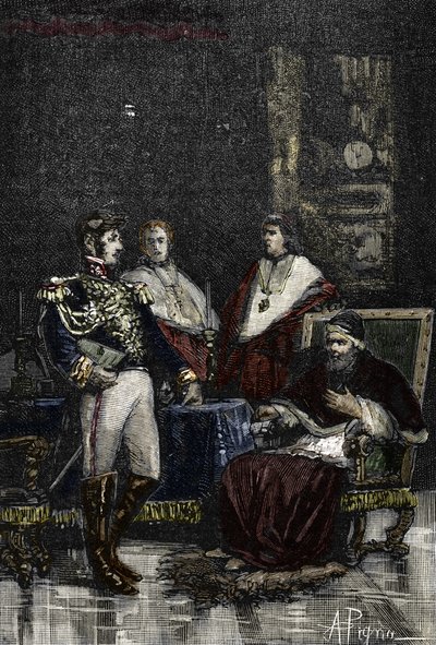 Le général Cervoni a sommé le pape Pie VI d