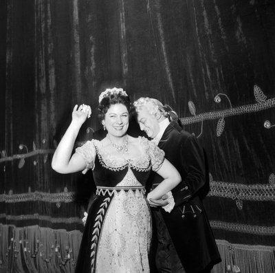 Renata Tebaldi et Tito Gobbi à la Scala, Milan - Alec Hunter