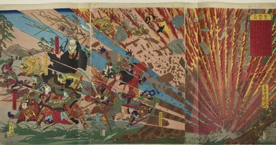 Bataille de Nanba (Nanba senki no uchi) - Kawanabe Kyosai