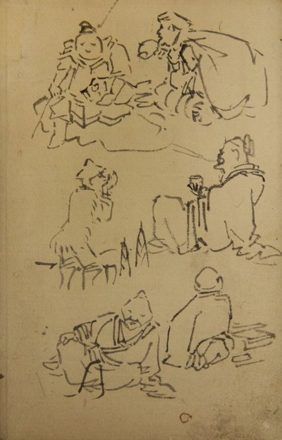 Croquis de figures légendaires d