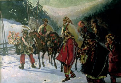 Mariage hucul, 1909 - Kazimierz Sichulski