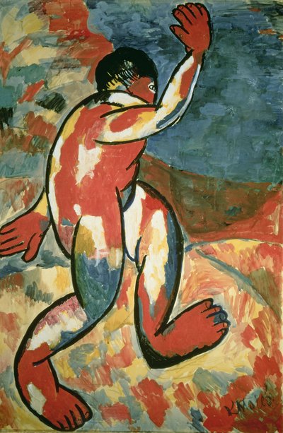 Un baigneur, 1911 - Kazimir Severinovich Malevich