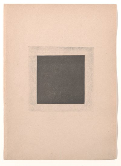 Carré noir pour "Du cubisme et du futurisme au suprématisme : Un nouveau réalisme en peinture" - Kazimir Severinovich Malevich