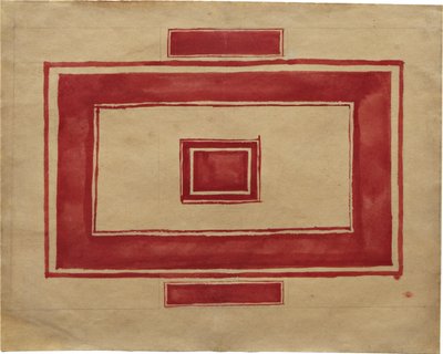 Plan du plafond pour le Théâtre Rouge, Leningrad - Kazimir Severinovich Malevich