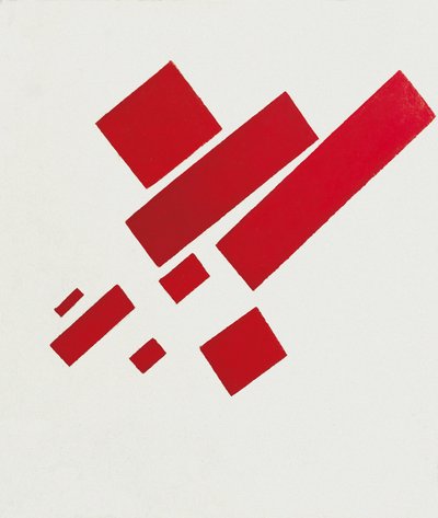 Huit rectangles rouges - Kazimir Severinovich Malevich