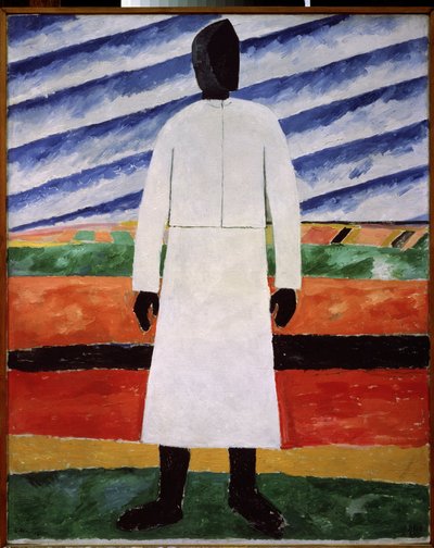 Femme de fermier avec le visage noir - Kazimir Severinovich Malevich