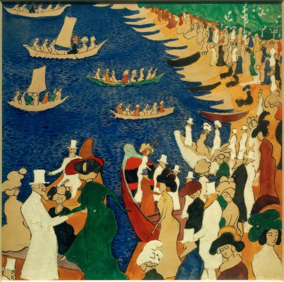 Société flânant - Kazimir Severinovich Malevich