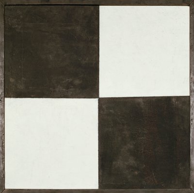 Quatre carrés (huile sur toile) - Kazimir Severinovich Malevich