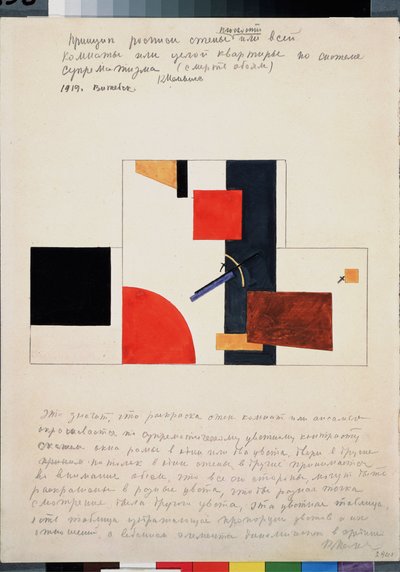Le principe de la peinture murale - Kazimir Severinovich Malevich