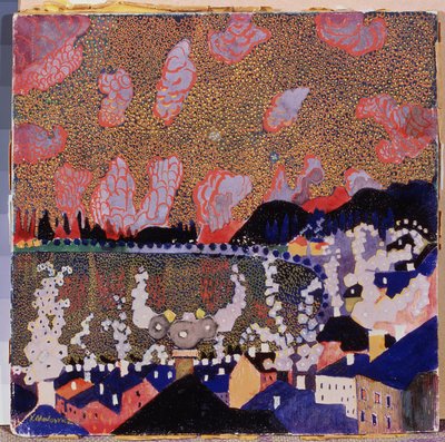 Petite ville - Kazimir Severinovich Malevich